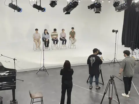 기업 홍보영상 촬영 현장 사진